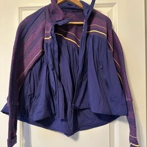 FP Movement by Free People Purple and Yellow Jacket